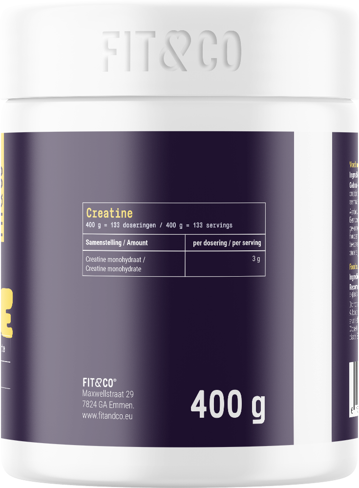 Fit & Co Creatine Monohydraat (400 g)