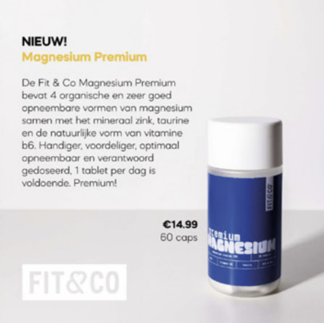 Fit & Co Magnesium Premium (60 tabs)