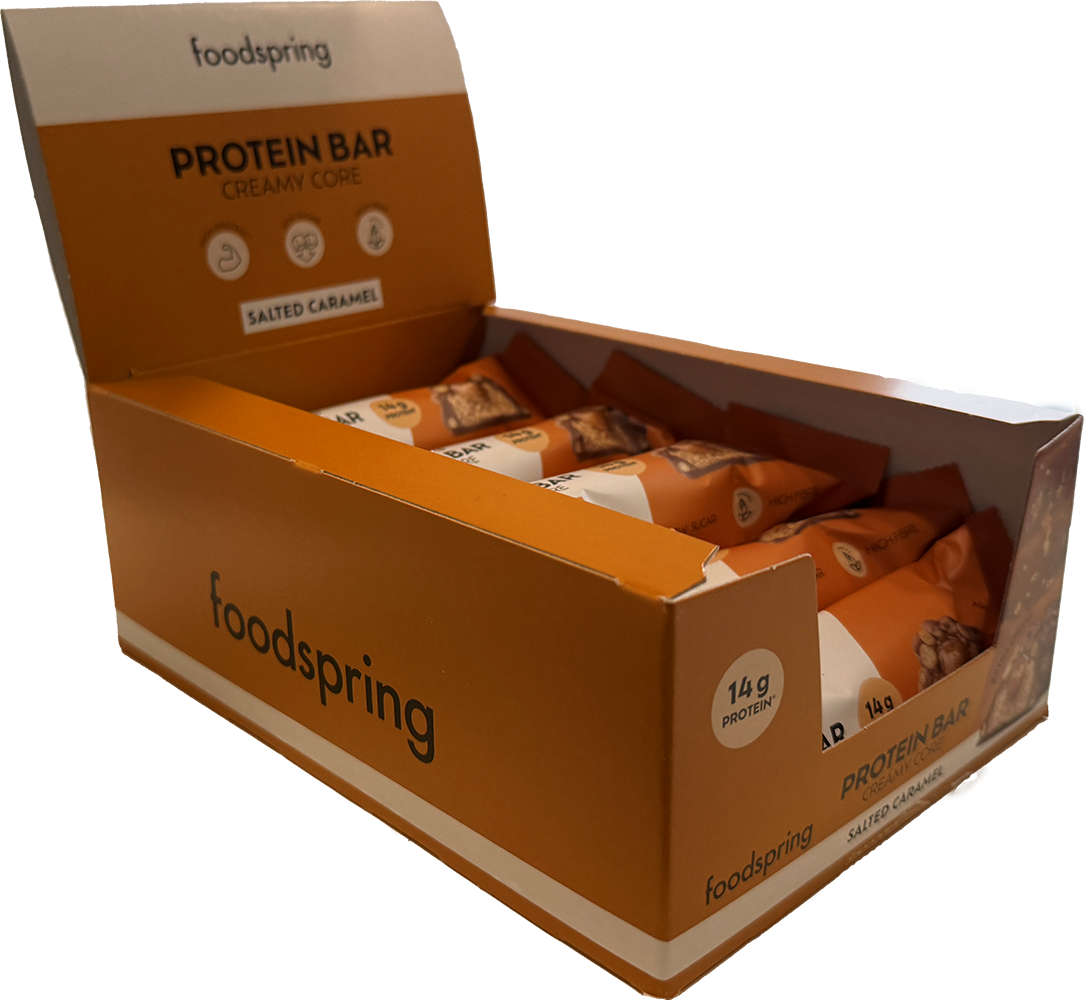 Foodspring Protein Creamy Core Salted Caramel (12 x 60 g)
