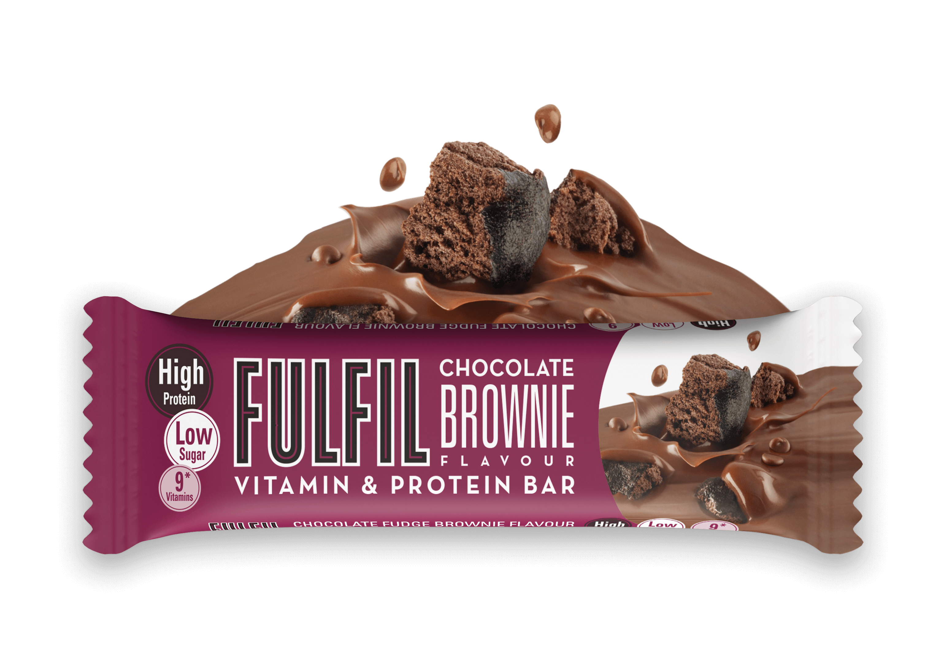 Fulfil Vitamin & Protein Bar Chocolate Brownie (15 x 55 g)