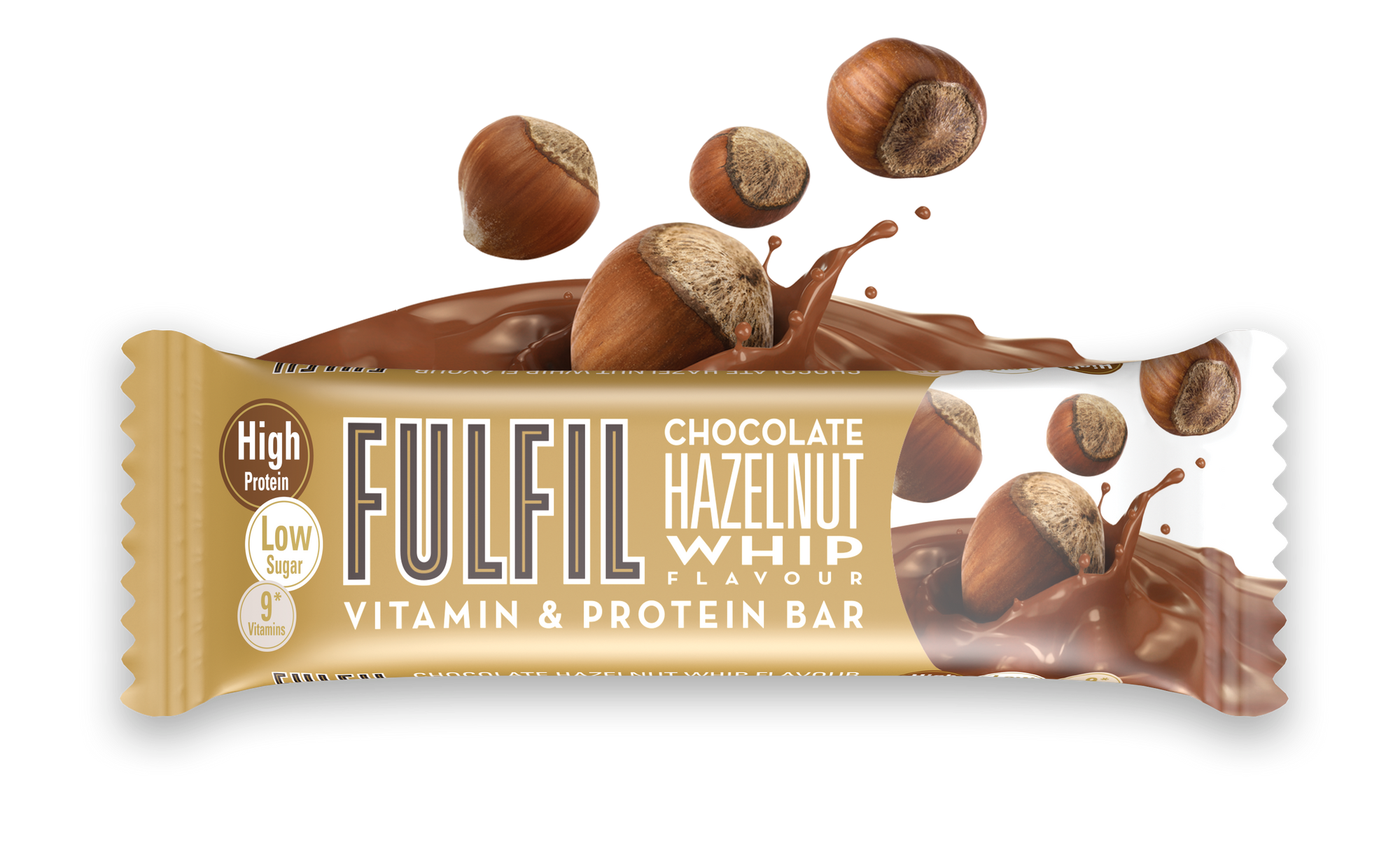 Fulfil Vitamin & Protein Bar Chocolate Hazelnut Whip (15 x 55 g)