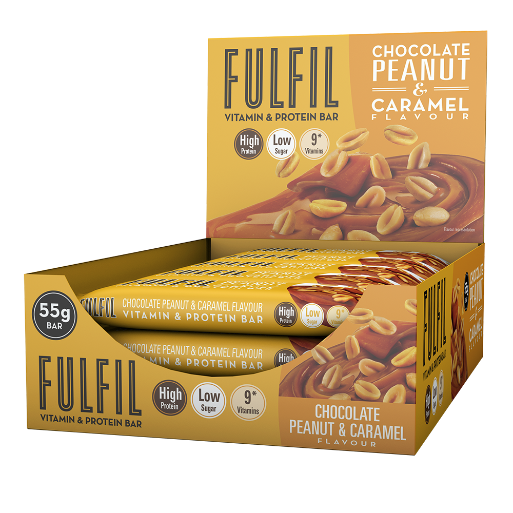 Fulfil Vitamin & Protein Bar Chocolate Peanut & Caramel (15 x 55 g)