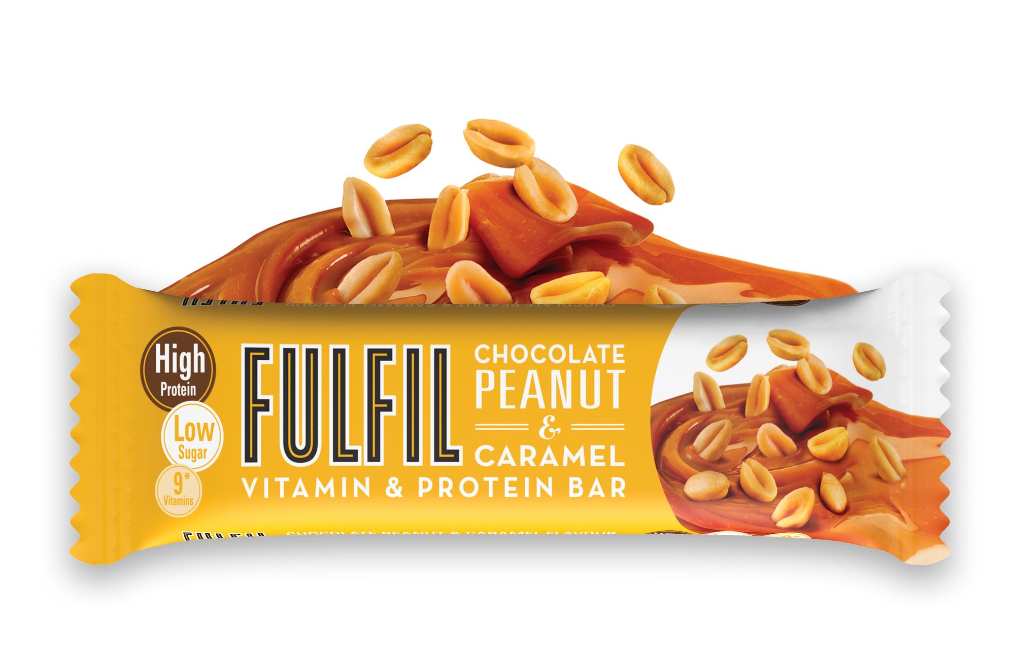 Fulfil Vitamin & Protein Bar Chocolate Peanut & Caramel (15 x 55 g)