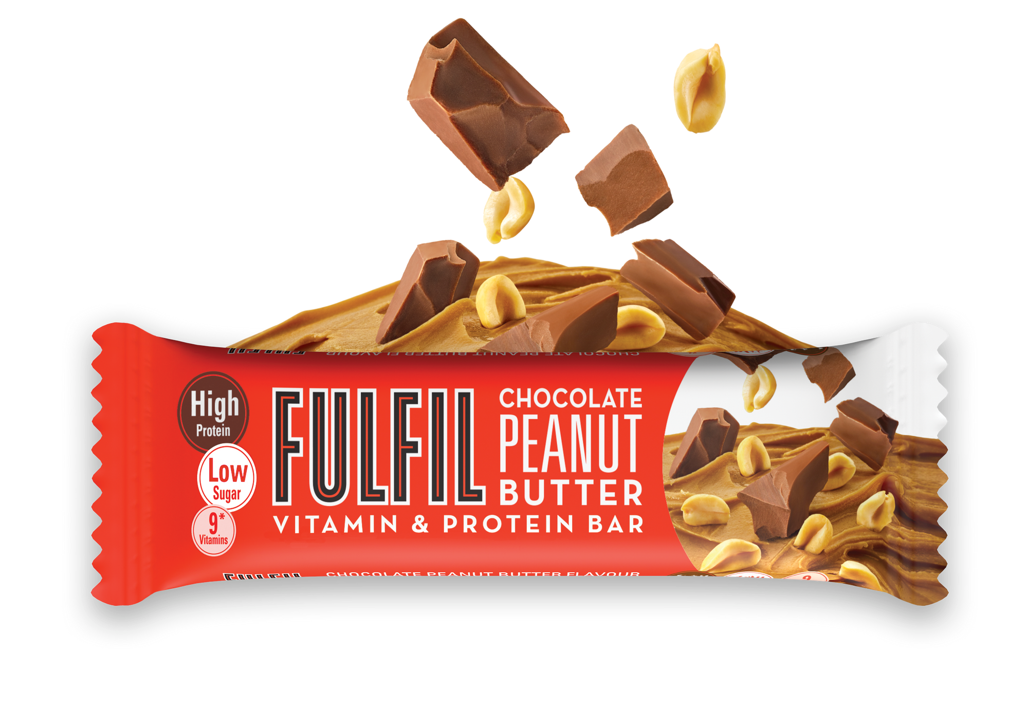 Fulfil Vitamin & Protein Bar Chocolate Peanut Butter (15 x 55 g)