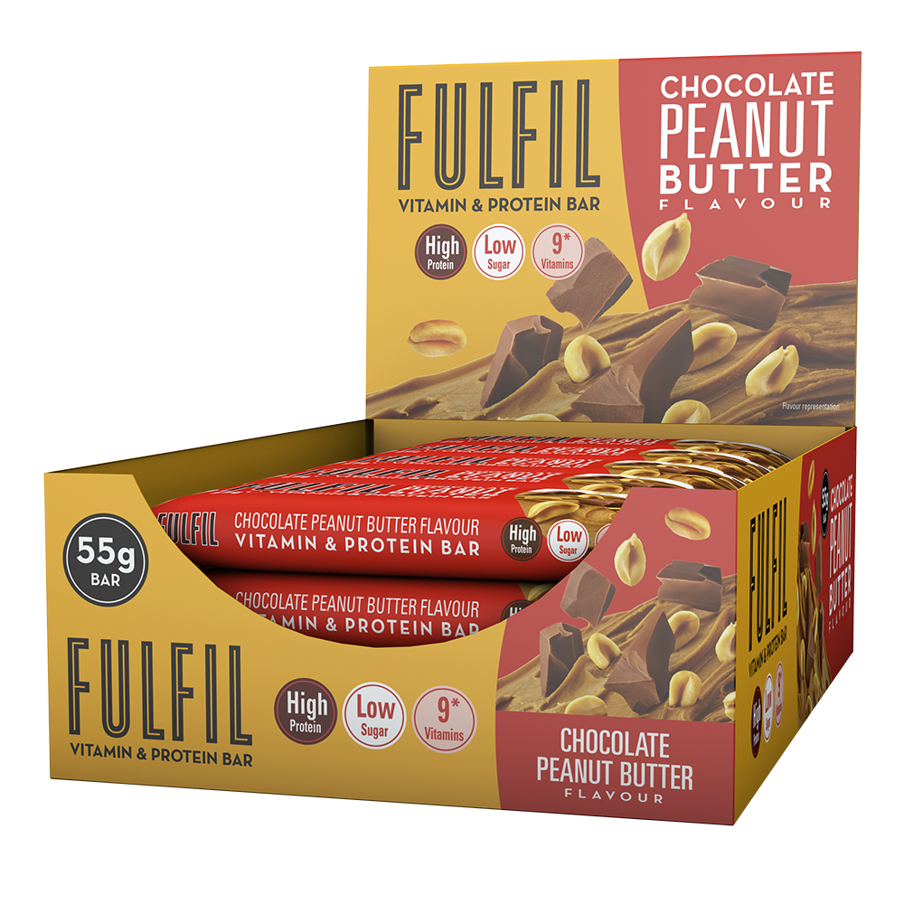Fulfil Vitamin & Protein Bar Chocolate Peanut Butter (15 x 55 g)