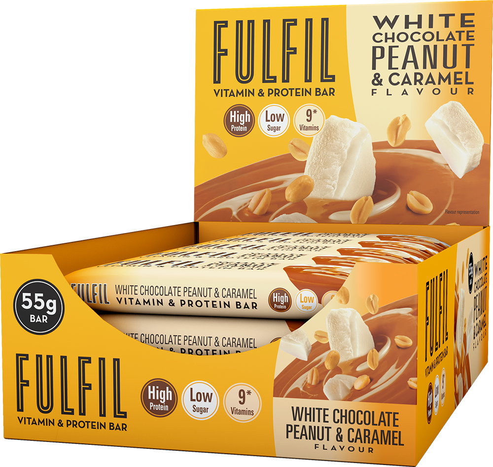 Fulfil Vitamin & Protein Bar White Peanut & Caramel (15 x 55 g)