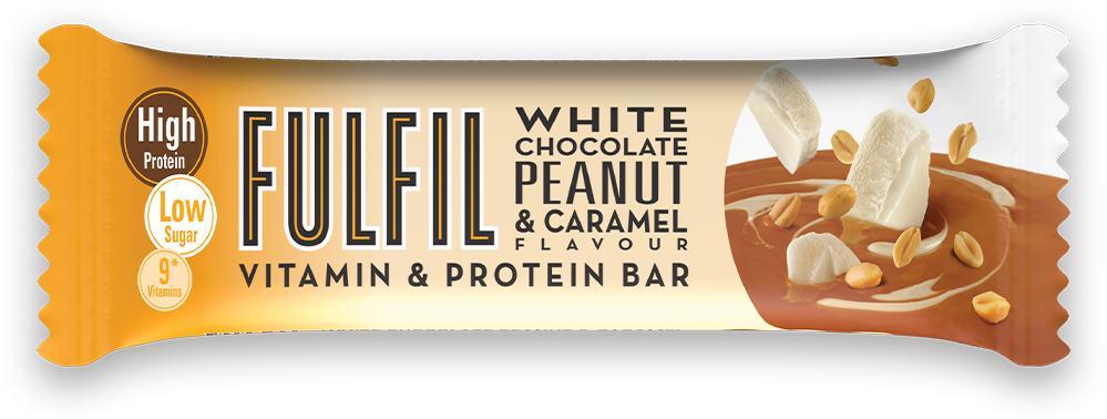 Fulfil Vitamin & Protein Bar White Peanut & Caramel (15 x 55 g)