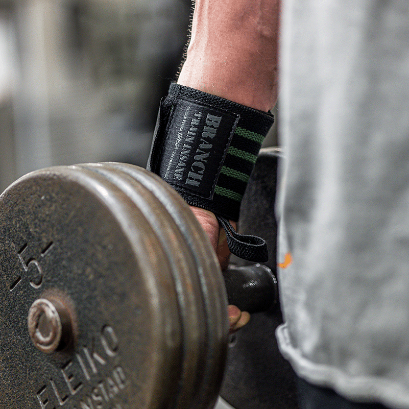 GASP Branch Warren 18" Wrist Wraps - Black