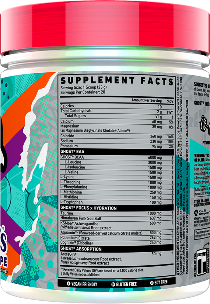 Ghost Intra Welch's Grape (20 servings)