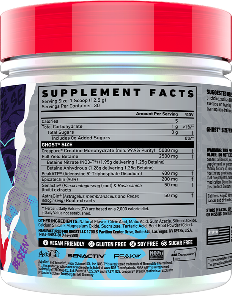 Ghost Size V3 Cherry Limeade (30 servings)