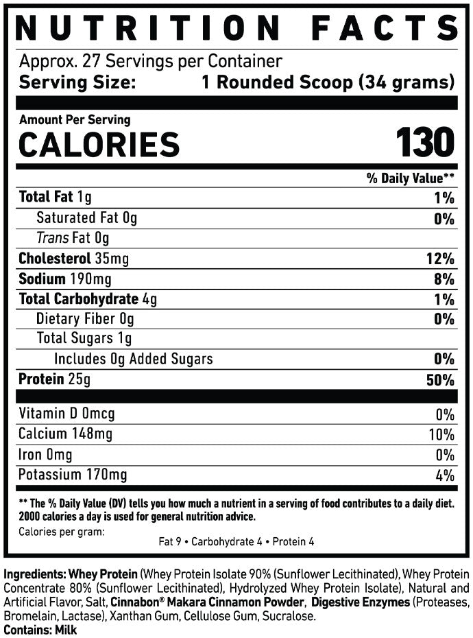 Ghost Whey Cinnabon (27 servings)