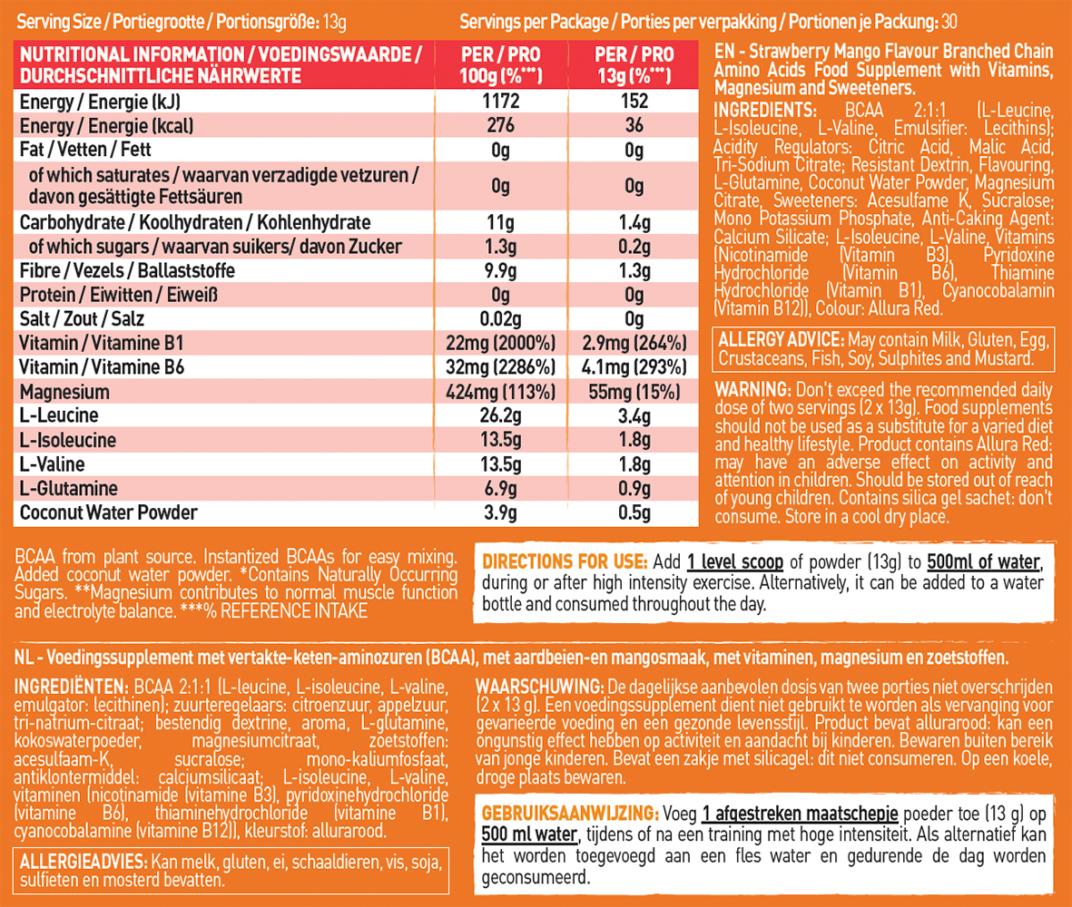Grenade BCAA Strawberry Mango (390 g)