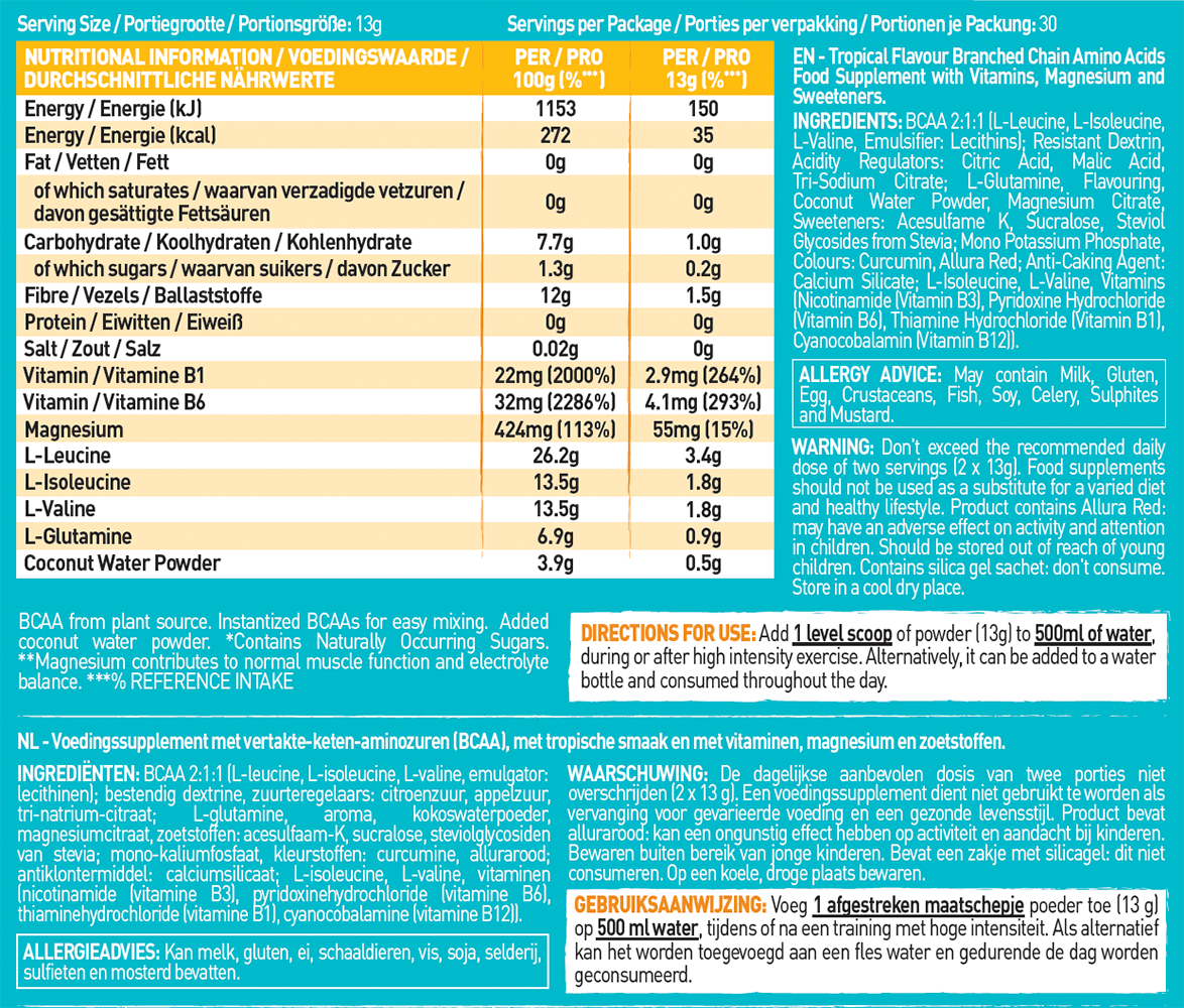 Grenade BCAA Tropical (390 g)