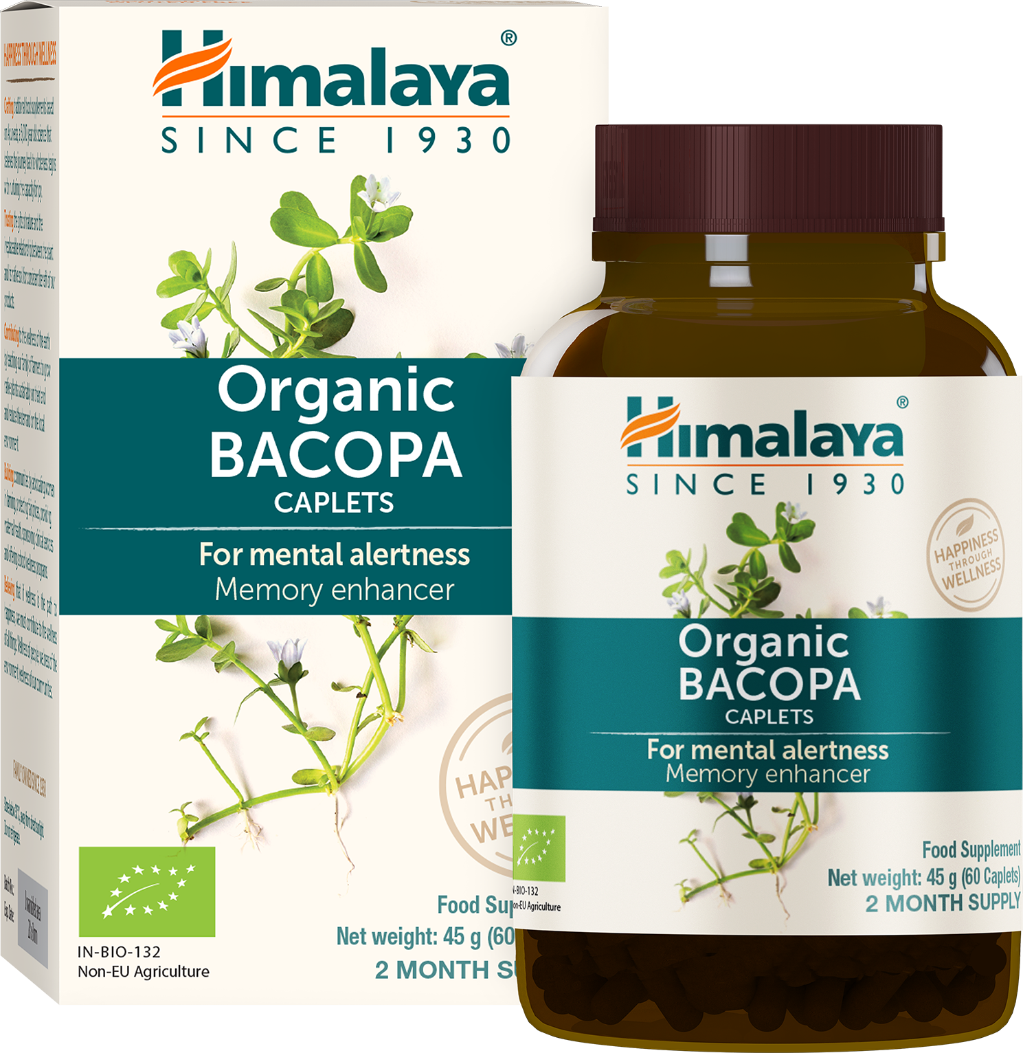 Himalaya Organic Bacopa (60 caps)