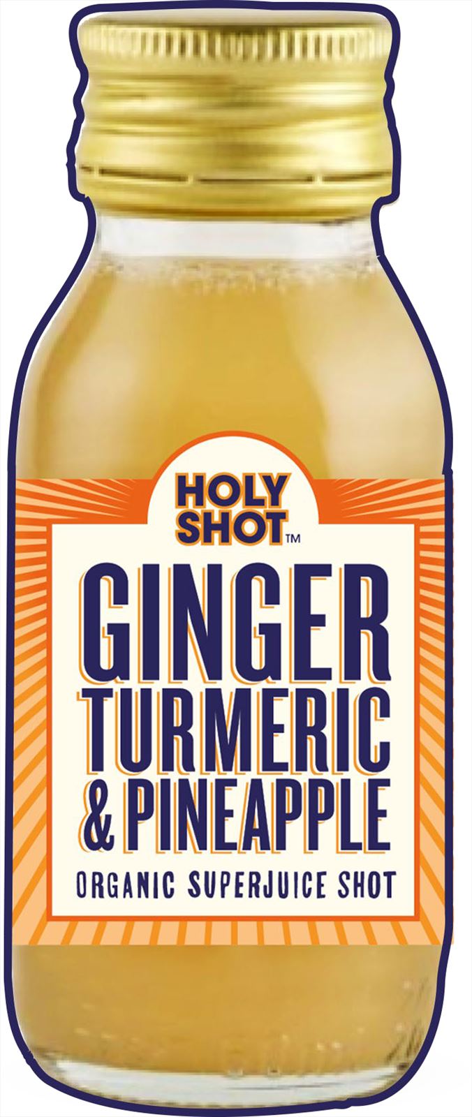 HOLYSHOT Ginger, Turmeric & Pineapple (12 x 60 ml)