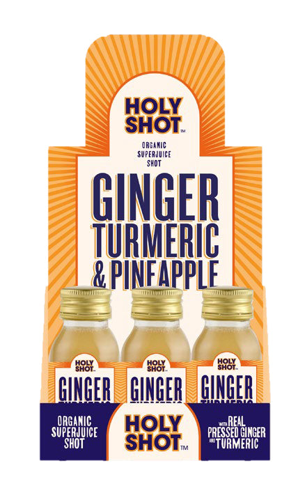 HOLYSHOT Ginger, Turmeric & Pineapple (12 x 60 ml)