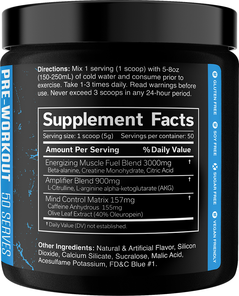 JNX The Curse Pre-workout Blue Raspberry (250 g)