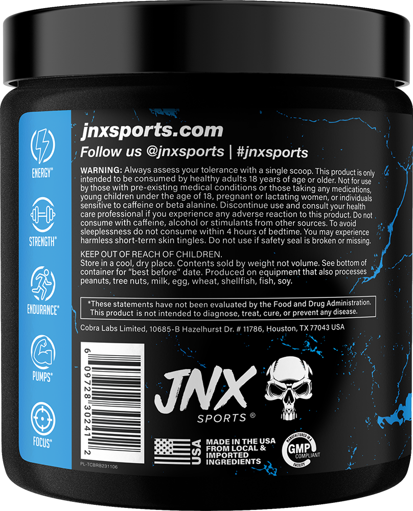 JNX The Curse Pre-workout Blue Raspberry (250 g)