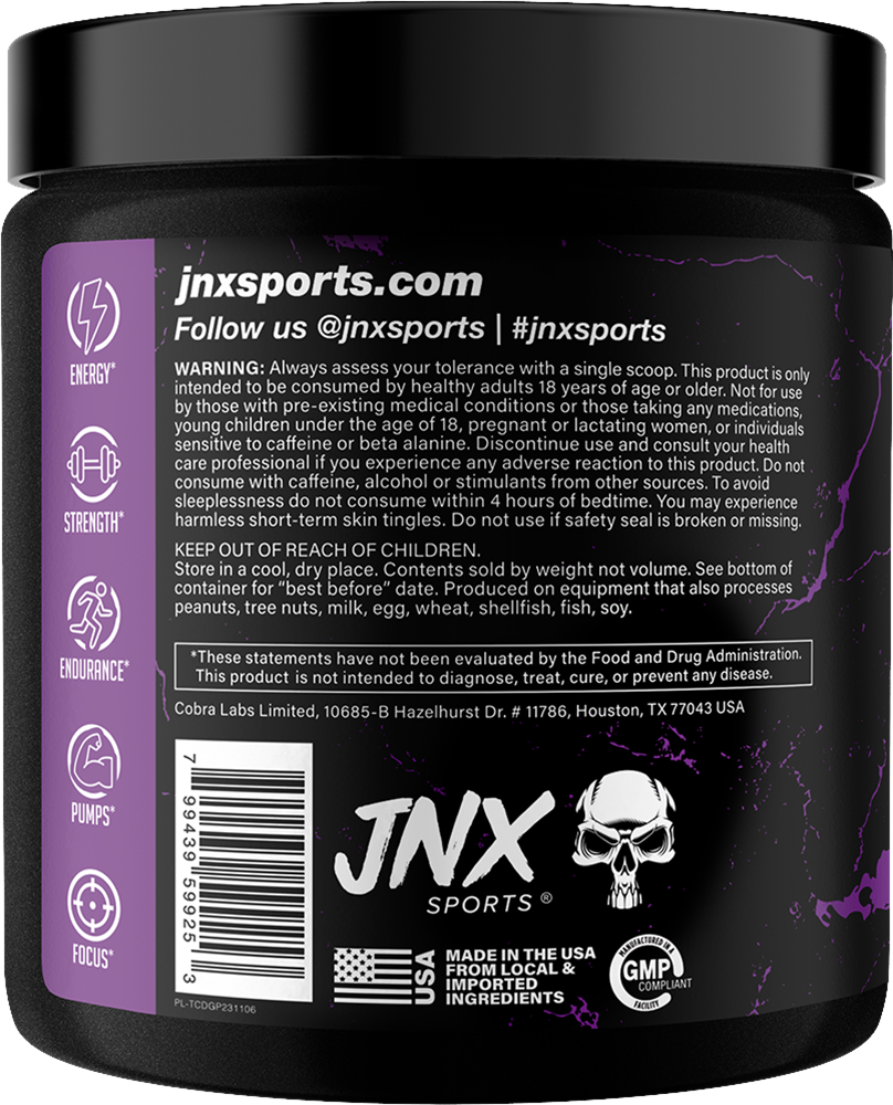 JNX The Curse Pre-workout Dark Grape (250 g)