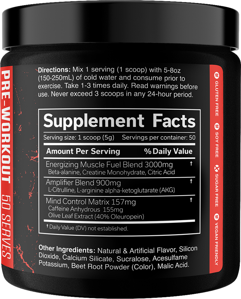 JNX The Curse Pre-workout Fruit Punch (250 g)