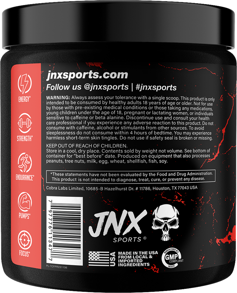 JNX The Curse Pre-workout Fruit Punch (250 g)