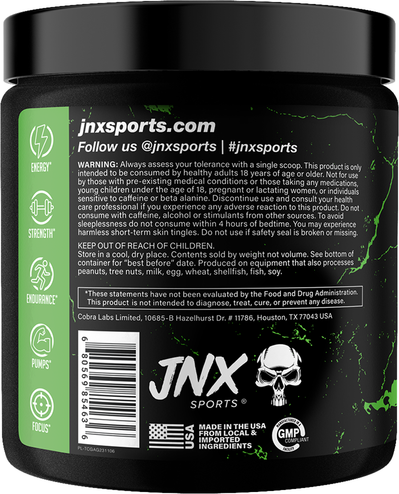 JNX The Curse Pre-workout Green Apple (250 g)