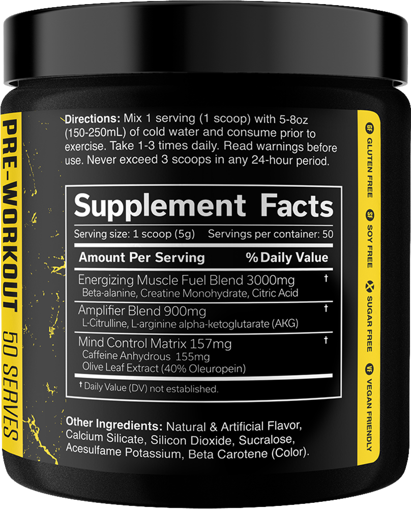 JNX The Curse Pre-workout Lemon Rush (250 g)