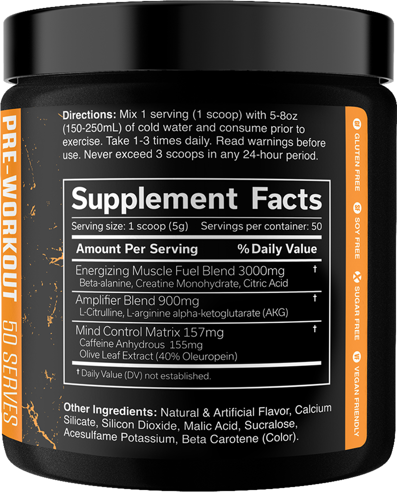 JNX The Curse Pre-workout Orange Mango (250 g)
