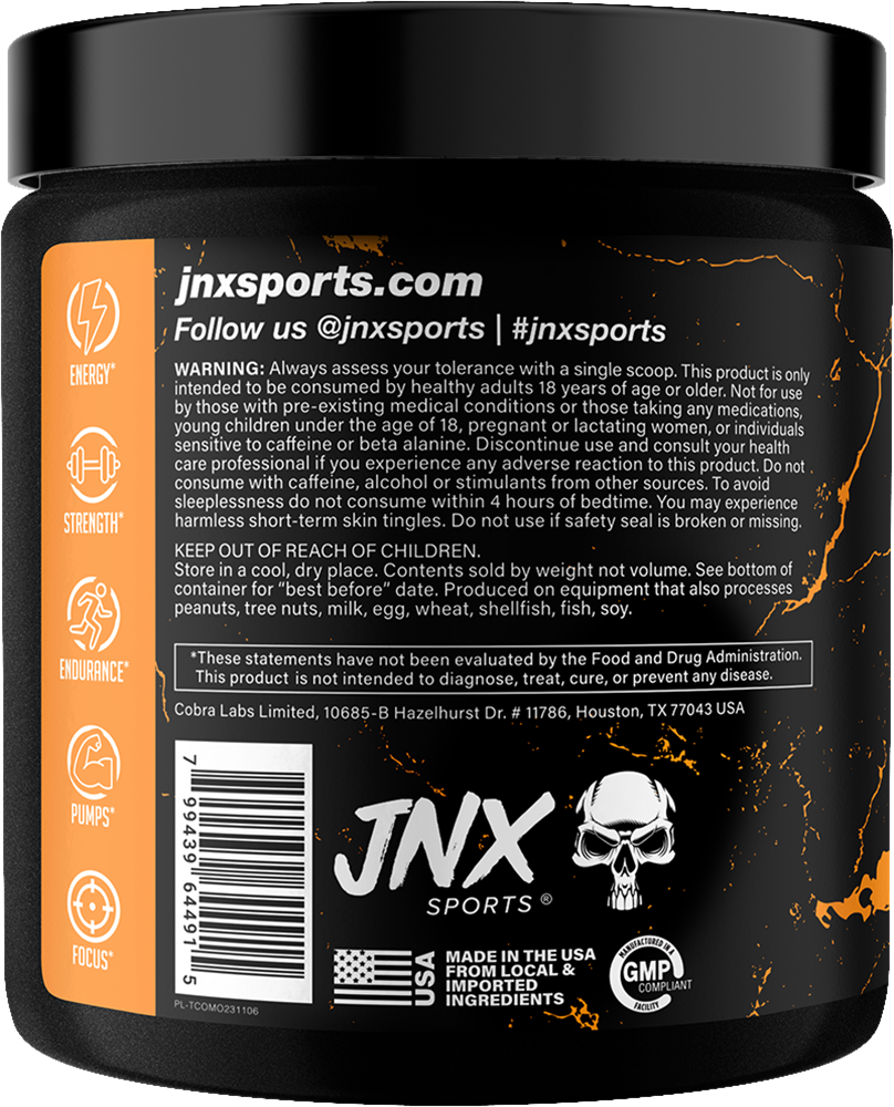 JNX The Curse Pre-workout Orange Mango (250 g)