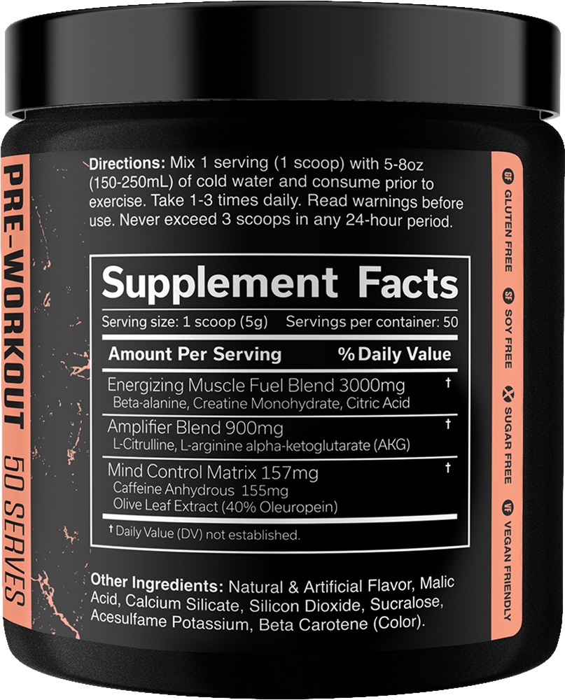 JNX The Curse Pre-workout Peach Rings (250 g)