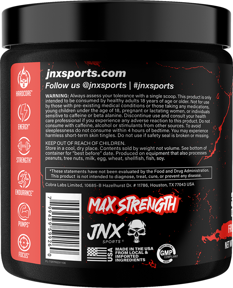 JNX The Shadow Pre-workout Fruit Punch (270 g)