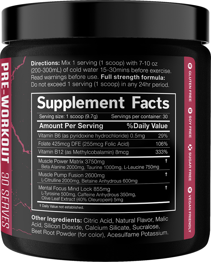JNX The Shadow Pre-workout Strawberry Pineapple (270 g)