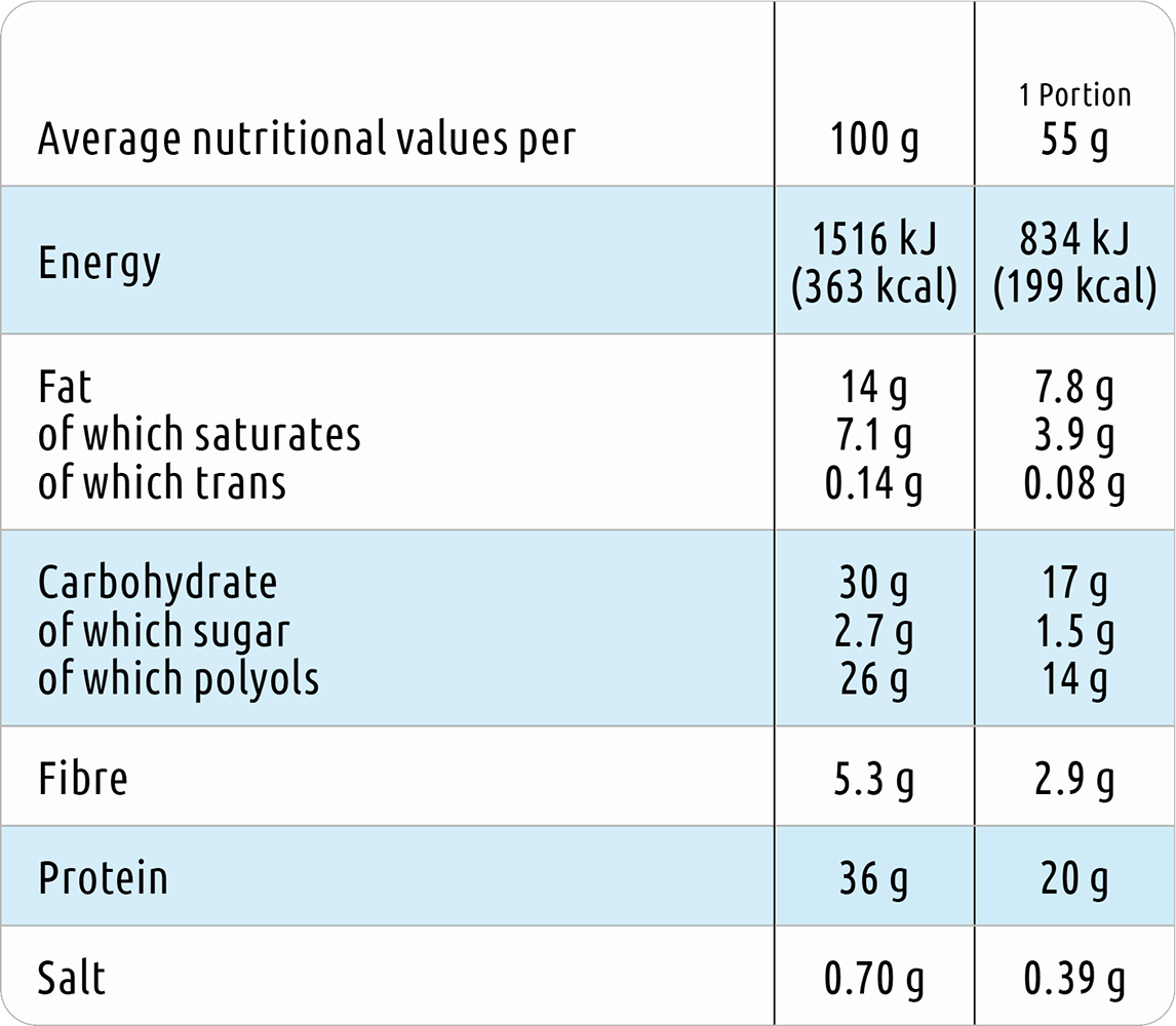 Kaimun Protein Bars Salty Caramel (12 x 55 g)