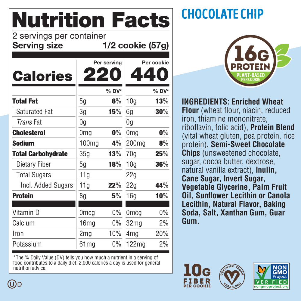 Lenny & Larry's The Complete Cookie Chocolate Chip (12 x 113 g)