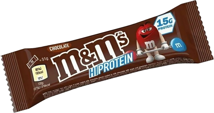 M&M's HiProtein Bar Chocolate (12 x 51 g)