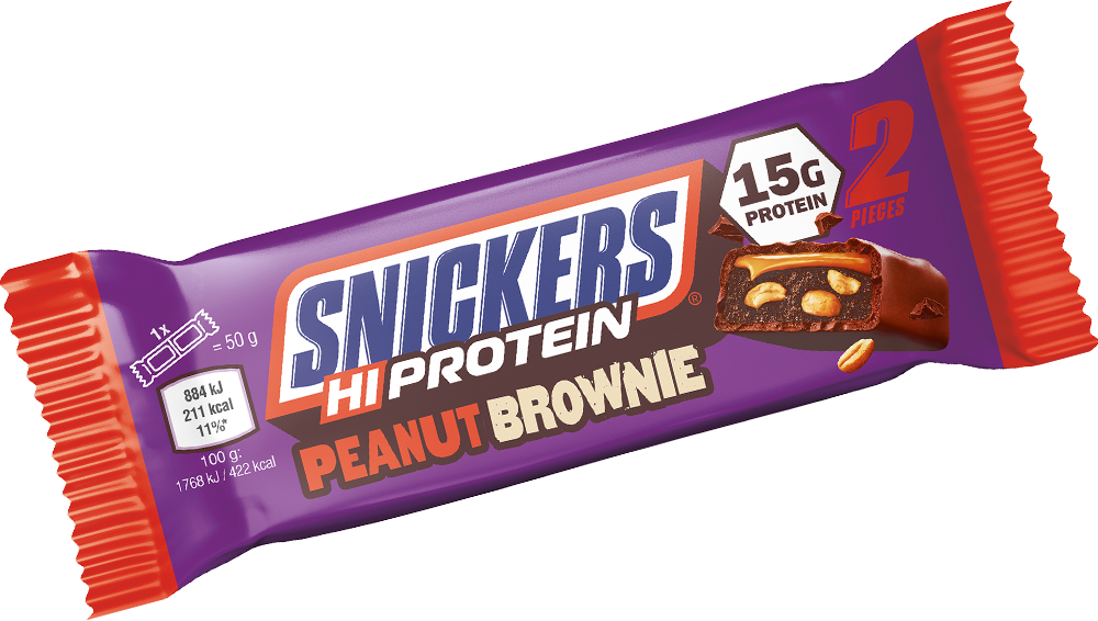 Snickers HiProtein Bar Peanut Brownie (12 x 50 g)