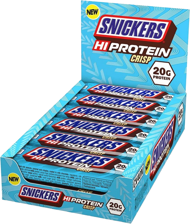 Snickers HiProtein Bar Crisp (12 x 55 g)