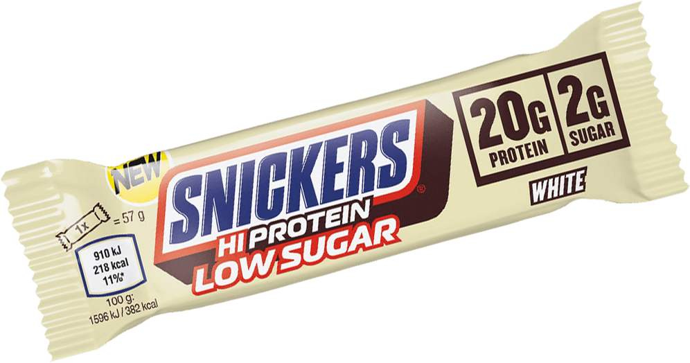 Snickers HiProtein Low Sugar Bar White (12 x 57 g)