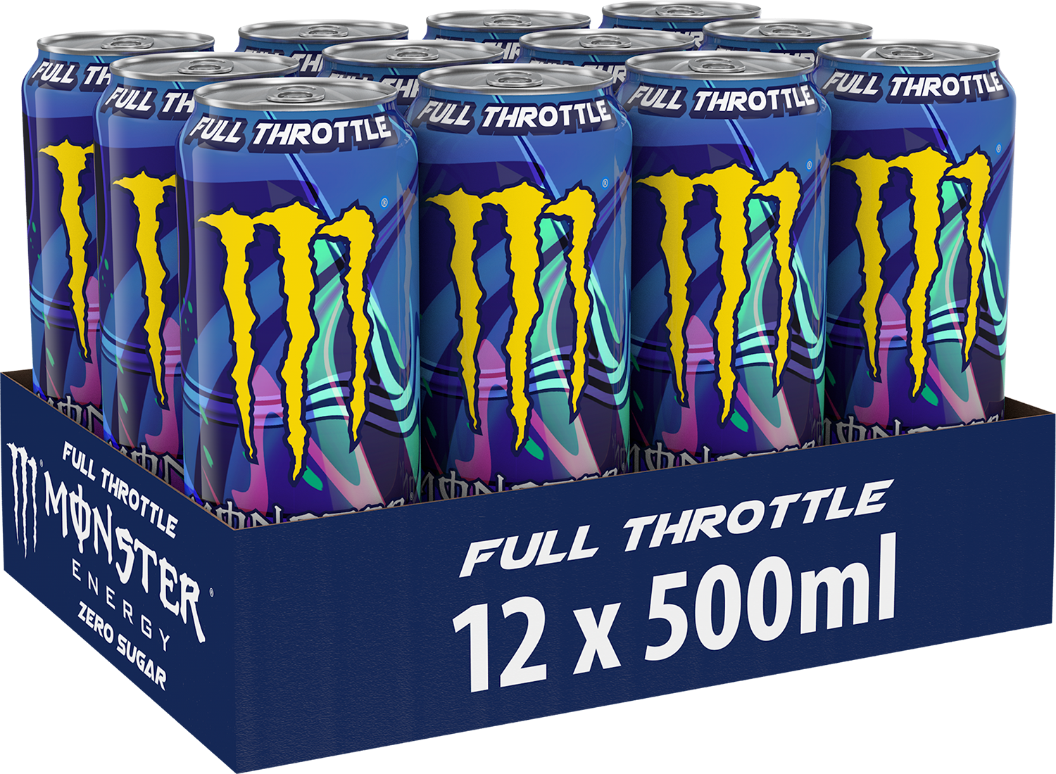 Monster Energy Full Throttle Zero Sugar (12 x 500 ml)