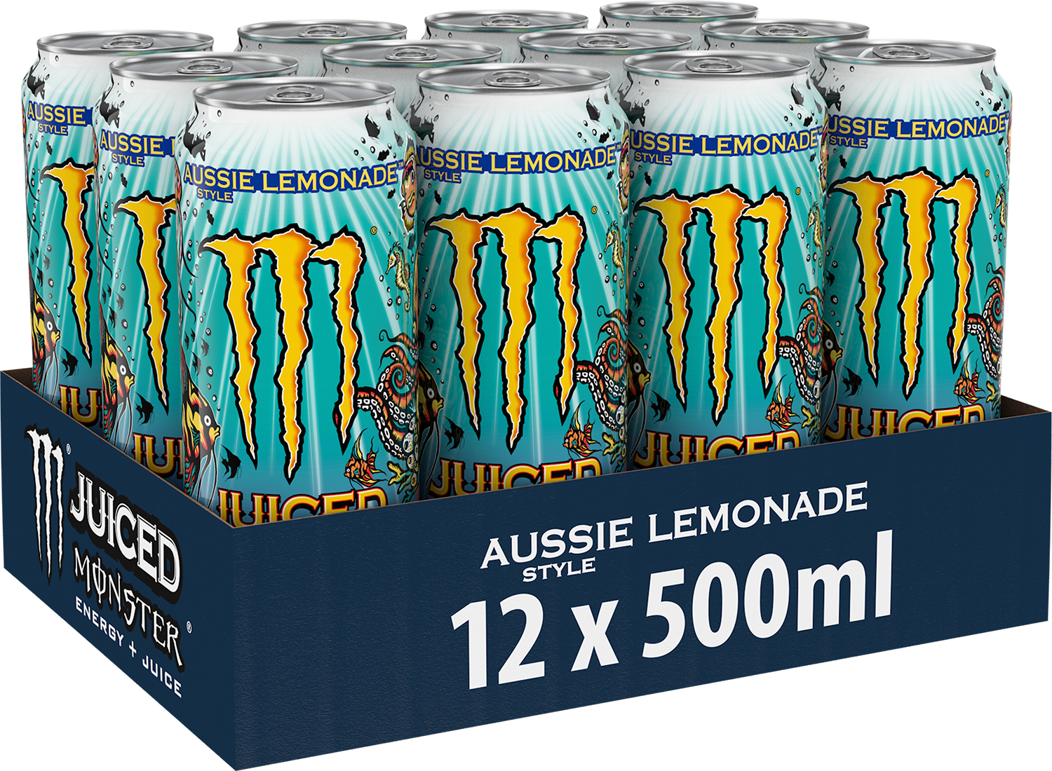 Monster Energy Juiced Aussie Style Lemonade (12 x 500 ml)