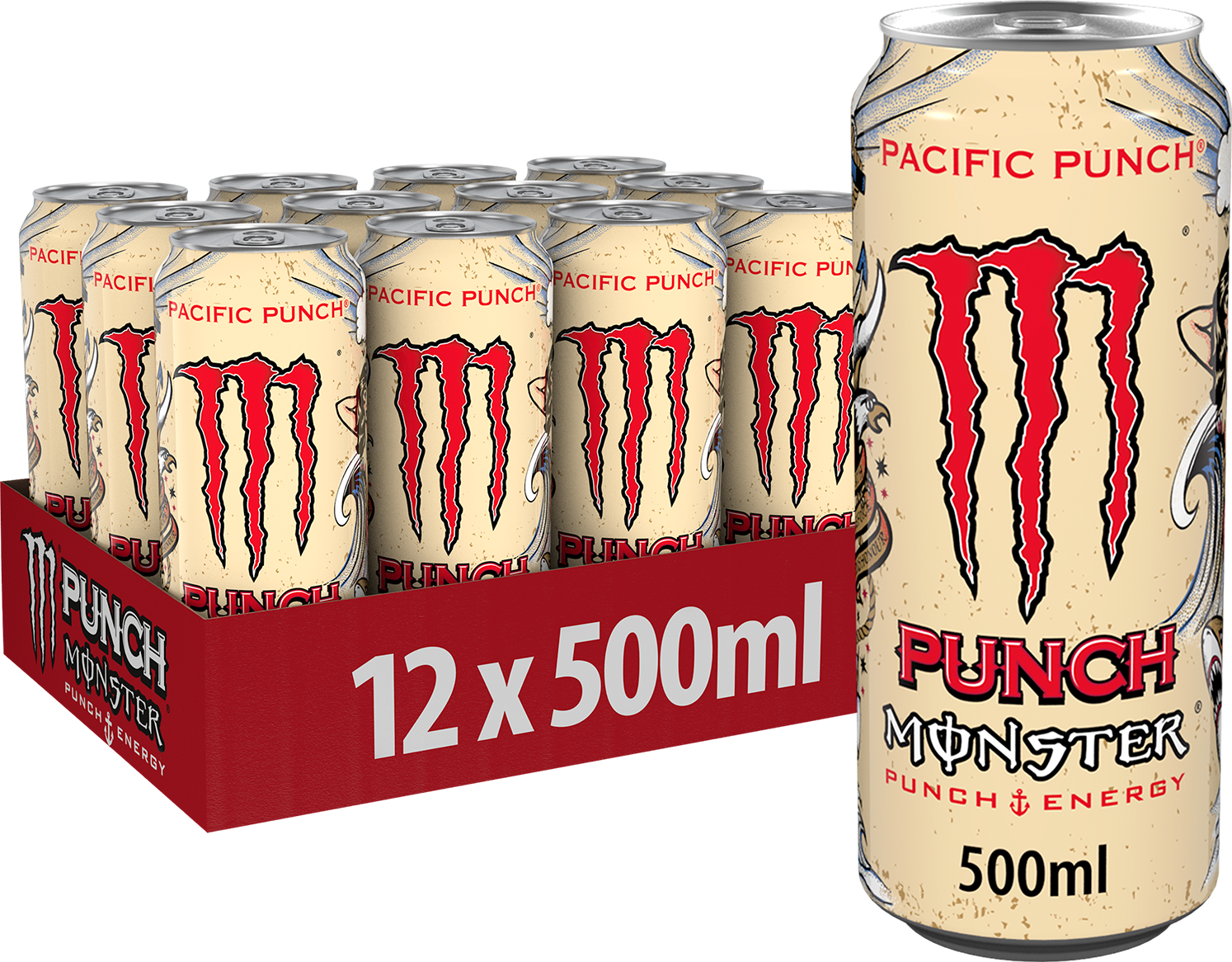 Monster Energy Pacific Punch (12 x 500 ml)