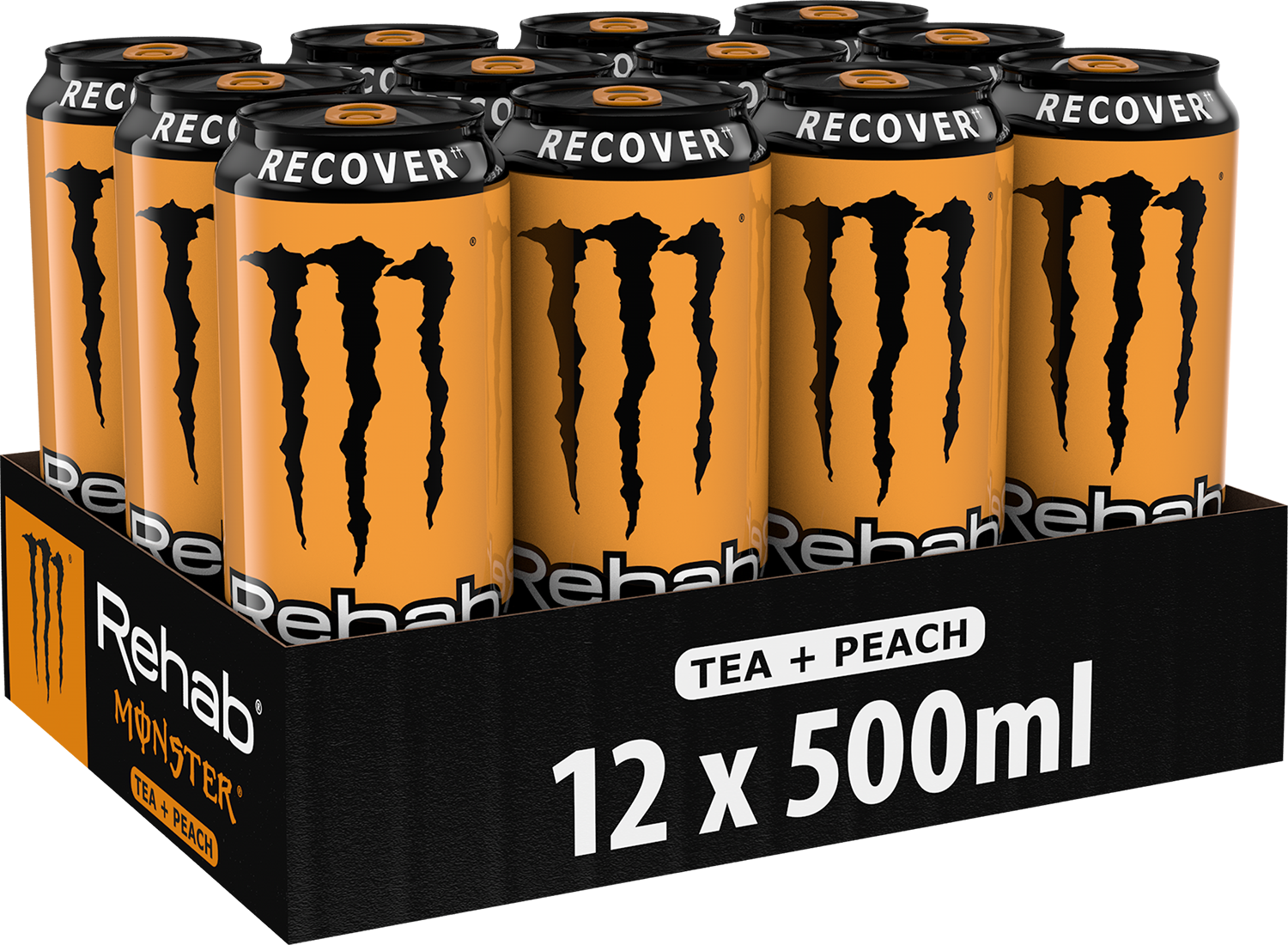Monster Energy Rehab Peach Tea (12 x 500 ml)
