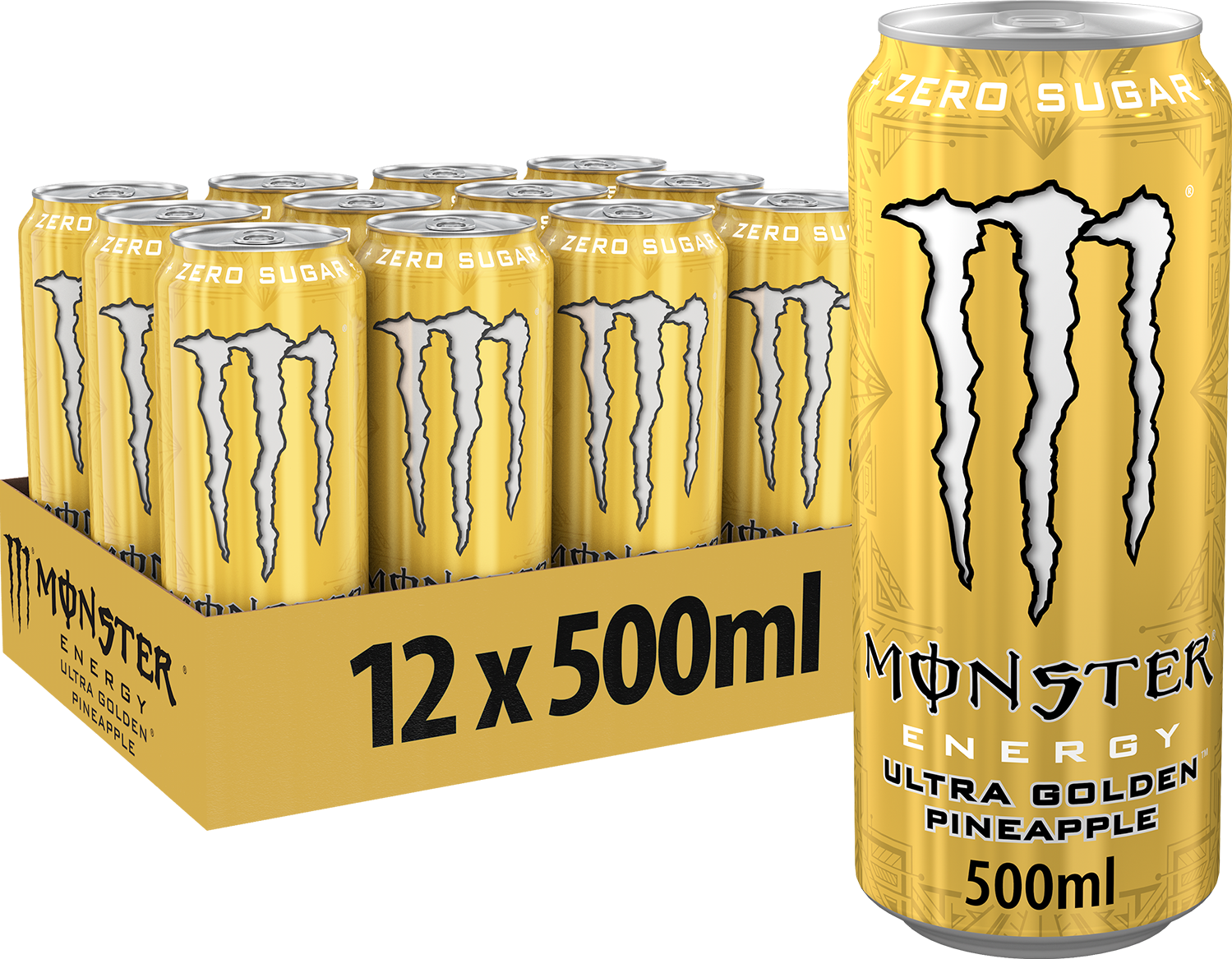 Monster Energy Ultra Golden Pineapple (12 x 500 ml)