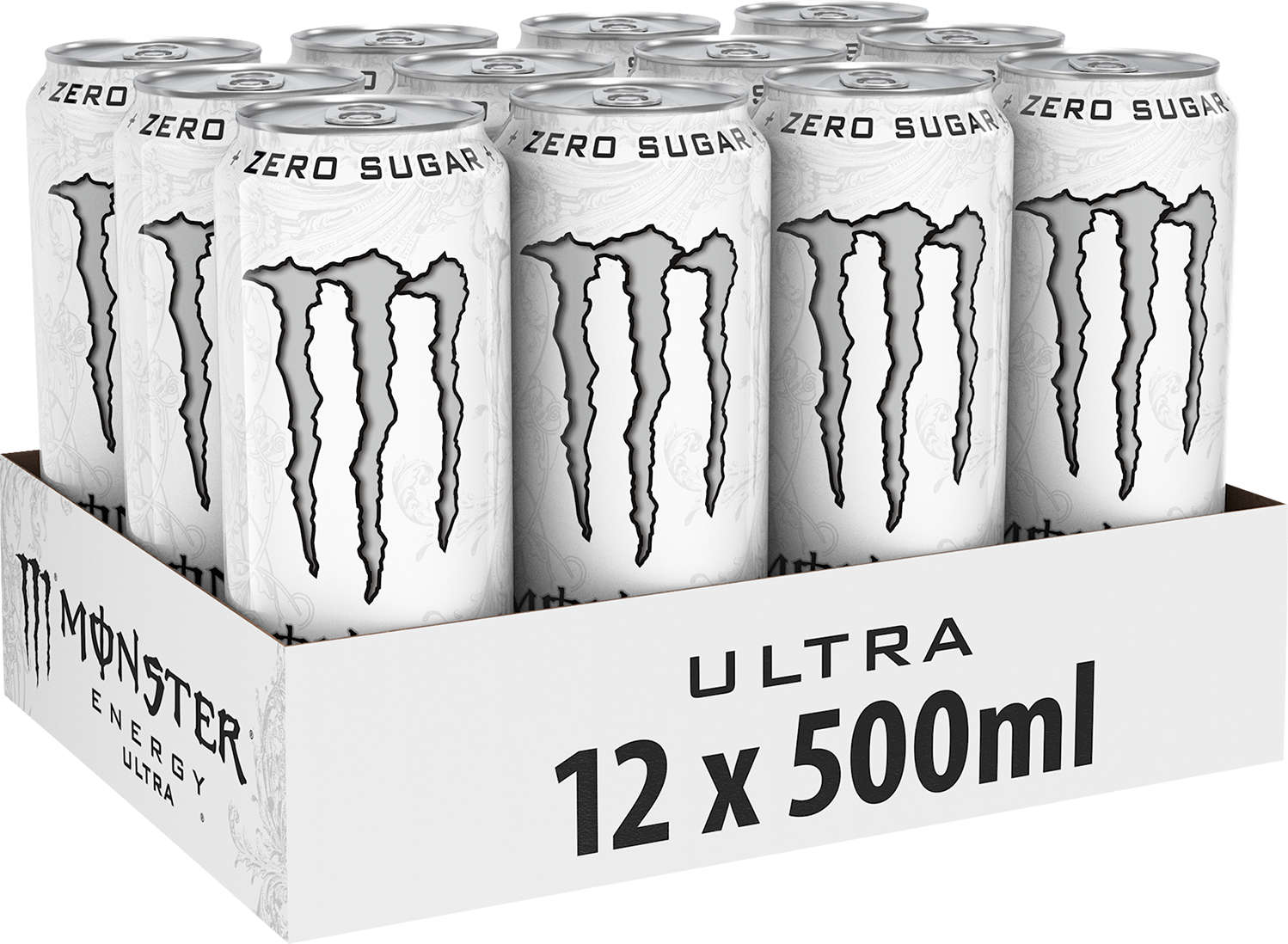 Monster Energy Ultra White (12 x 500 ml)