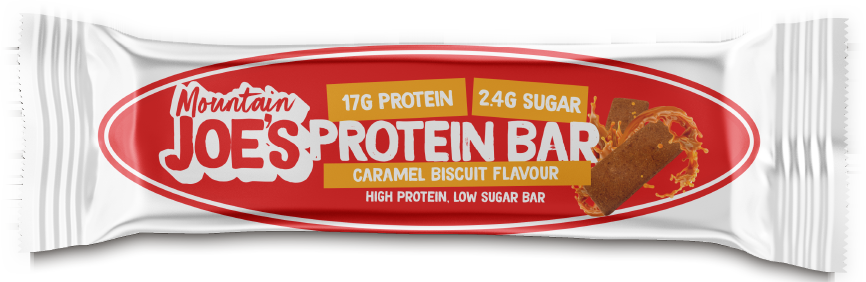 Mountain Joe's Protein Bar Caramel Biscuit (12 x 55 g)