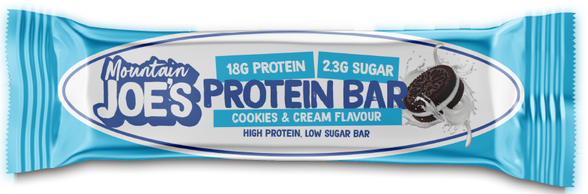 Mountain Joe's Protein Bar Chocolate Cookie Cream (12 x 55 g)