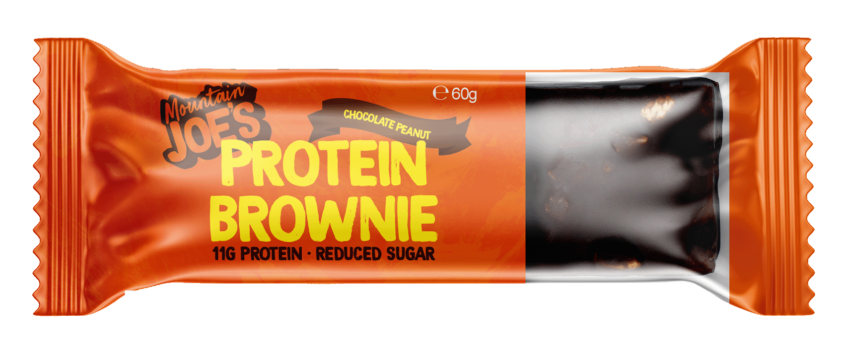 Mountain Joe's Protein Brownie Chocolate Peanut (10 x 60 g)