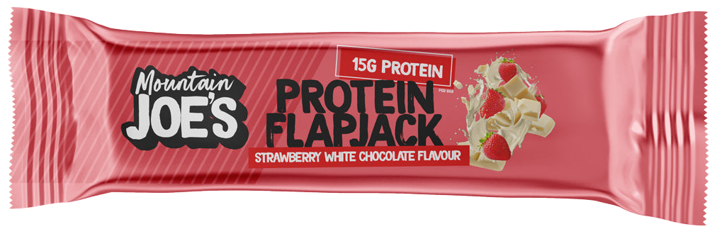 Mountain Joe's Protein Flapjacks Strawberry & White Choco (16 x 60 g)
