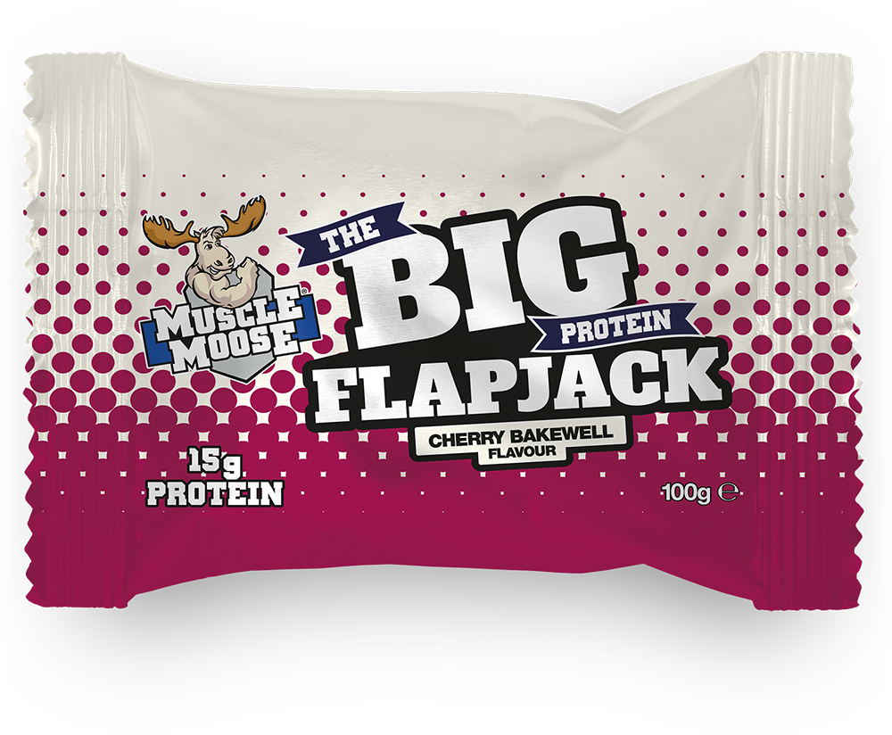 Muscle Moose Big Protein Flapjack Cherry Bakewell (12 x 100 g)