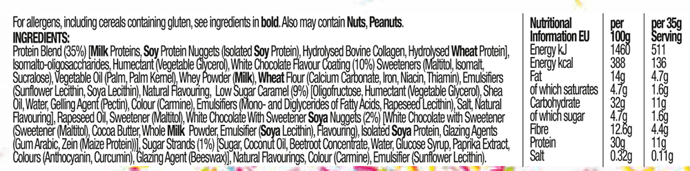 Muscle Moose The Dinky Protein Bar Birthday Cake (12 x 35 g)